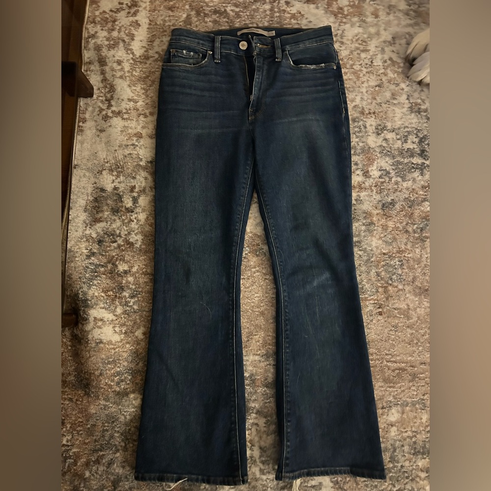 Hudson Jeans Dark Blue Flare & Wide Leg
